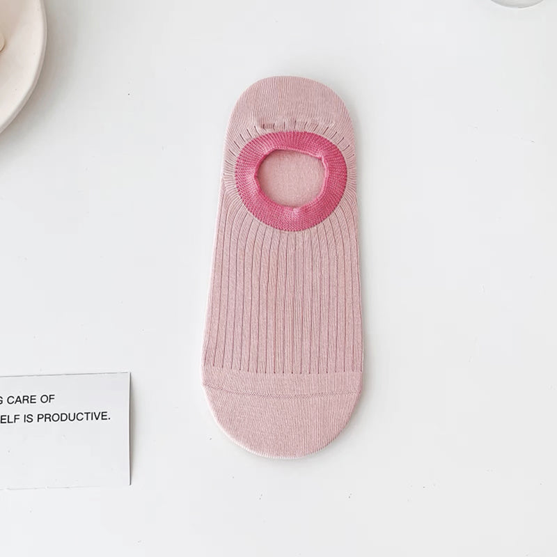 Stylové ponožky s barevným blokovým designem