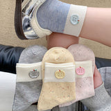 Stylové ponožky s barevným blokovým designem