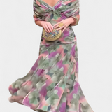 Luana - Elegantní šaty s V-výstřihem