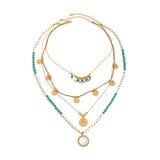 Retro Bohemian Pendant Necklace