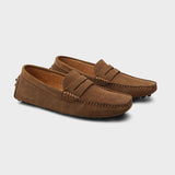 Semišové lodní loafers