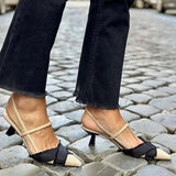 Florette - Stylové slingback boty