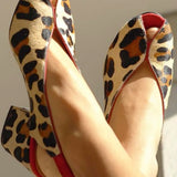 Louison - Sandály s leopardím designem