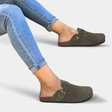 Unisex pohodlné dřeváky s nastavitelným páskem