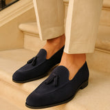 Tassel Suede Loafers