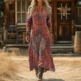 Maria - Vintage-Inspired Long Sleeve Casual Dress