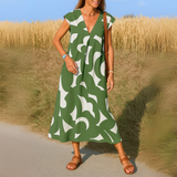 Magda - V-krční fluidní šaty