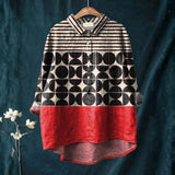 Fernanda - Casual Shirt with Geometric Print