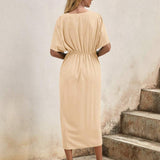 Caia - Envelope Midi Dress