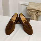 Monte-Carlo Suede Loafers with Pompom - Nautical Style