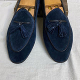 Monte-Carlo Suede Loafers with Pompom - Nautical Style