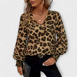 Joana - Elegantní leopardí blůza