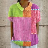 Zara - Patchwork Barevná Košile