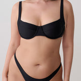 Černá Bikini Podprsenka Abra Apex