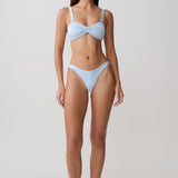 BRIAR Bezramínkový Bikini Set - Světle Modrá