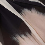 Chiffon Fular Sarong Noa - Květinový vzor na smetanovém pozadí