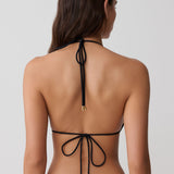 BLOSSOM Classic Triangle Bikini Top - Black