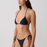 BLOSSOM Classic Triangle Bikini Top - Black