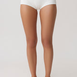 Frost Mini Bikini Šortky - Texturovaná Bílá Látka