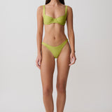 Clover Verde Brazilské Bikini Kalhotky