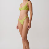 Abra Thin Support Bikini Top - Green
