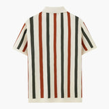 Resort Knit Stripe Polo Shirt