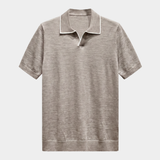 Ellis Lightweight Beige Polo Shirt