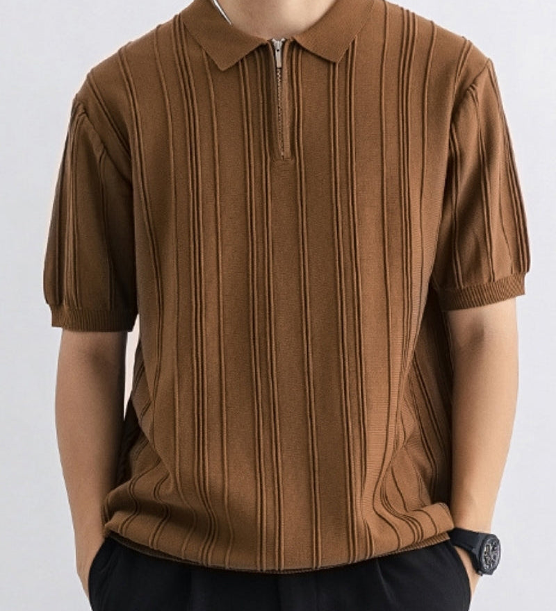 Signature Zip Polo