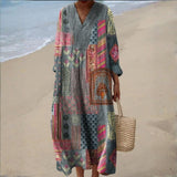 Zara - Patchwork Boho Šaty
