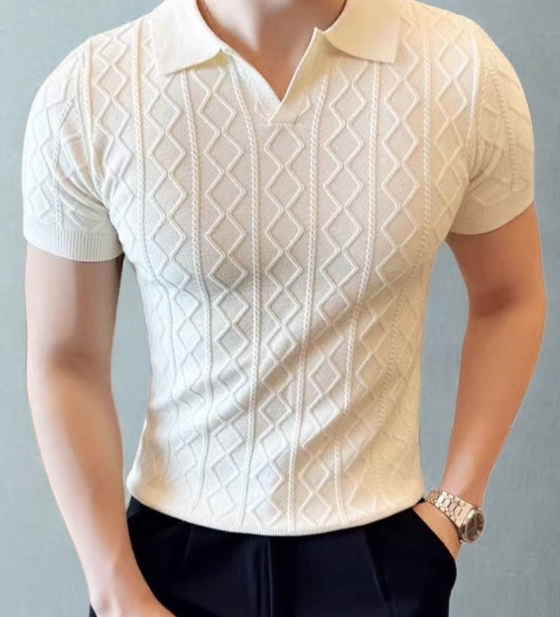 Signature Polo s Texturovaným Pletením