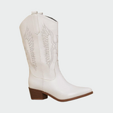Kůže cowboyské boty v západním stylu