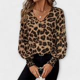 Joana - Elegantní leopardí blůza