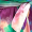 Mini Šaty s Odkrytými Ramínky a Svázaným Pasem, Vícebarevný Potisk