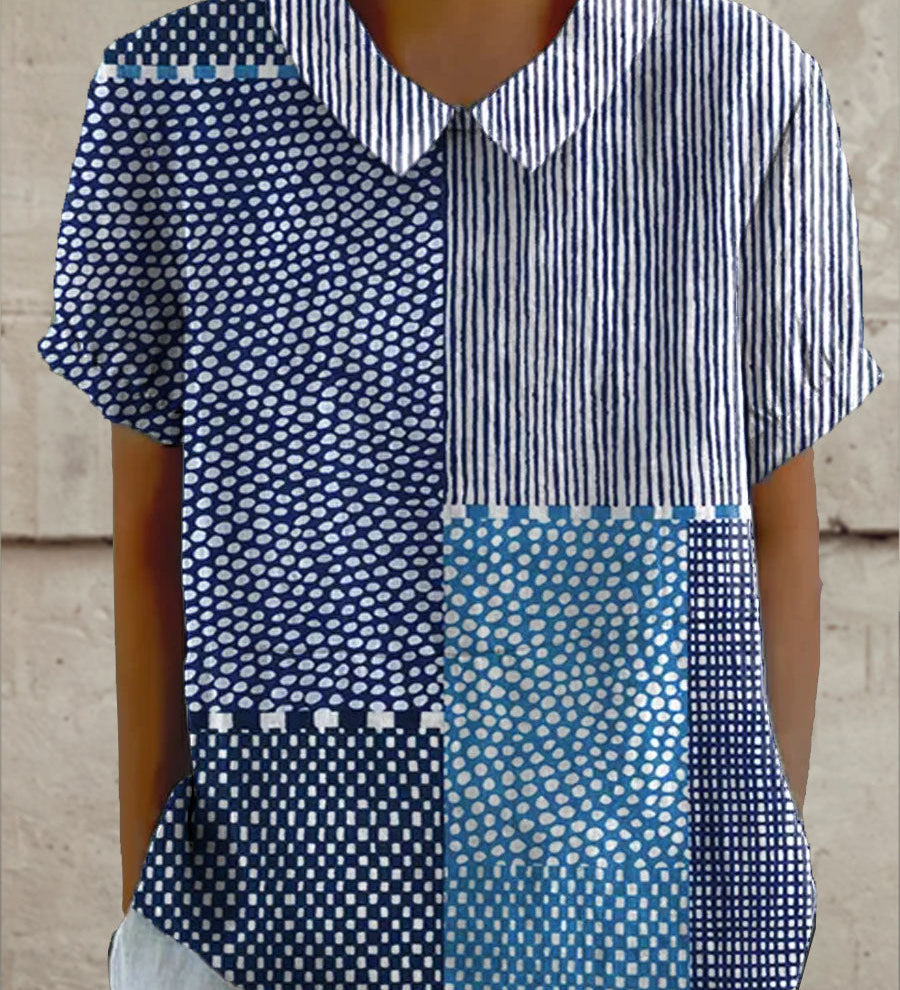 Alina - Košile s Patchwork Designem