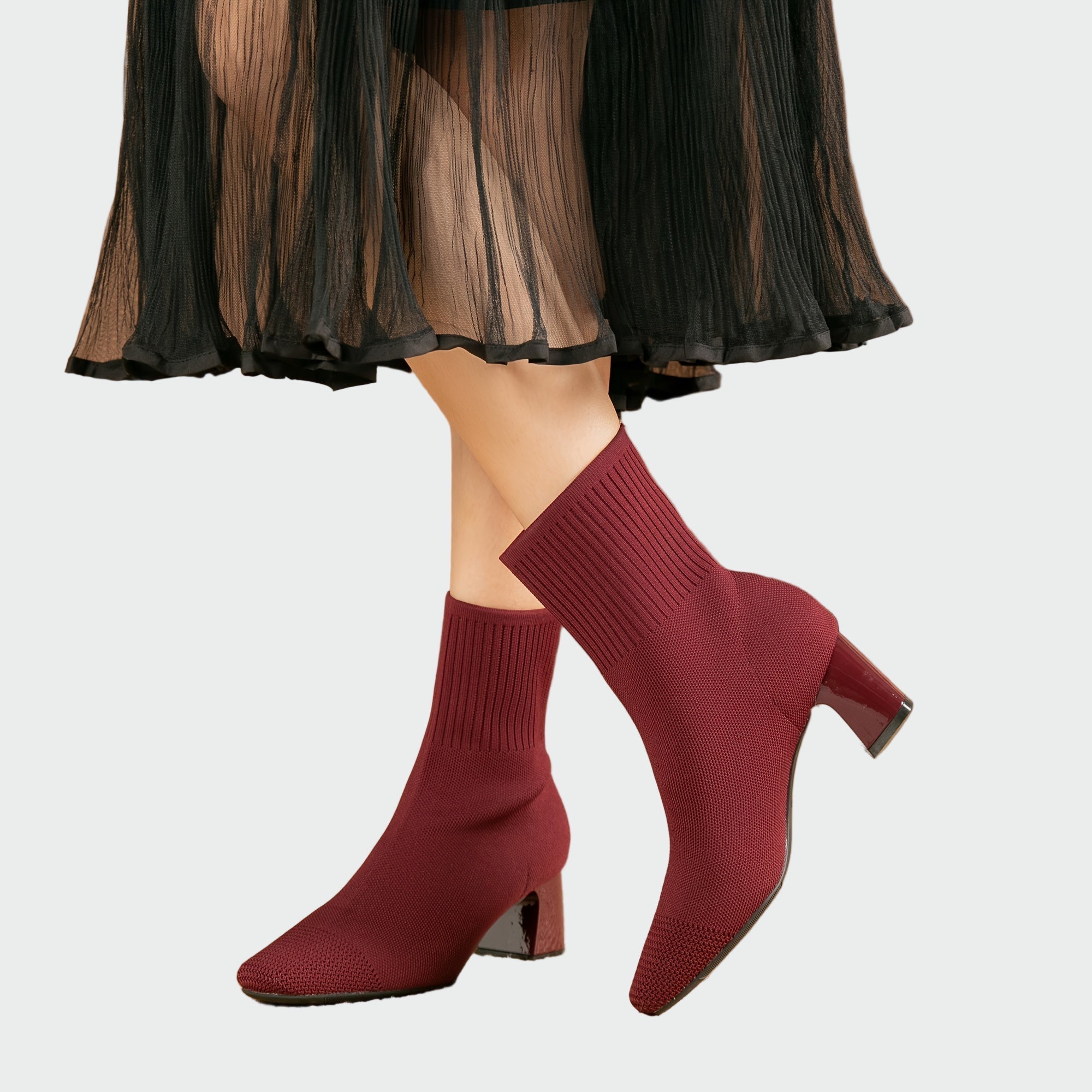 Ortopedické boty s pleteným designem