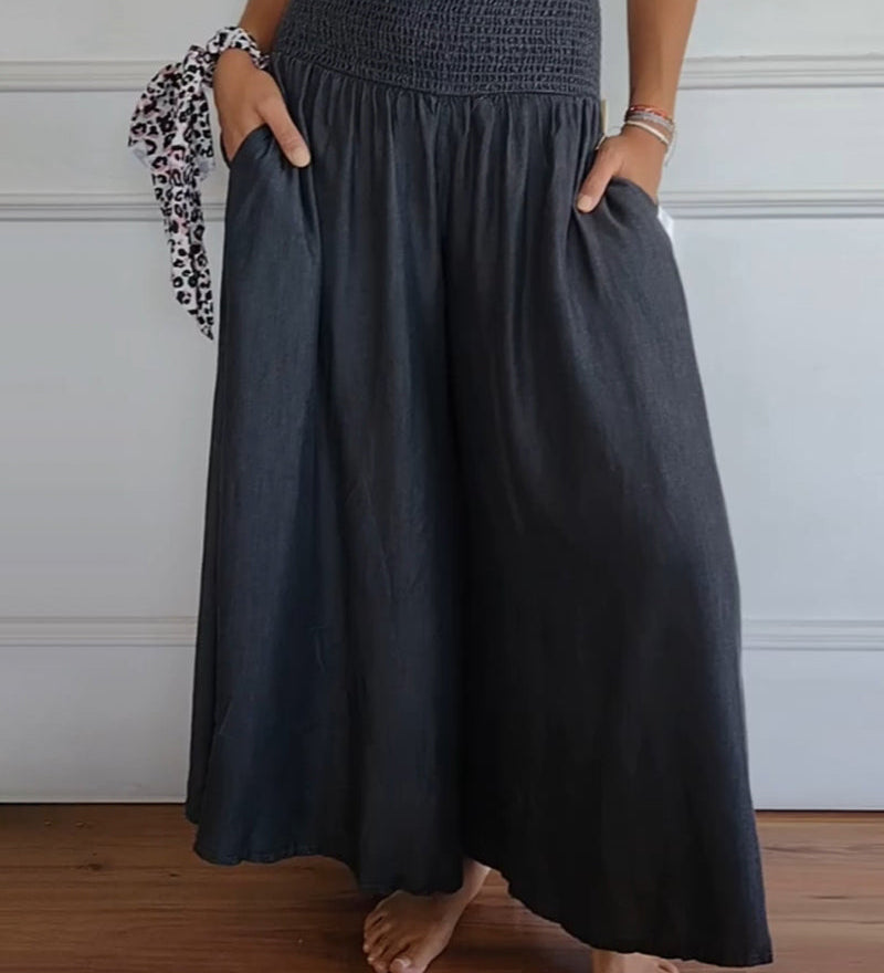 Irene - Široké Kalhoty pro Pohodlný Styl