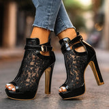 Liliana - Lacy Heels