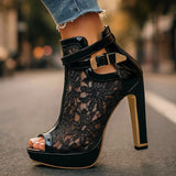 Liliana - Lacy Heels