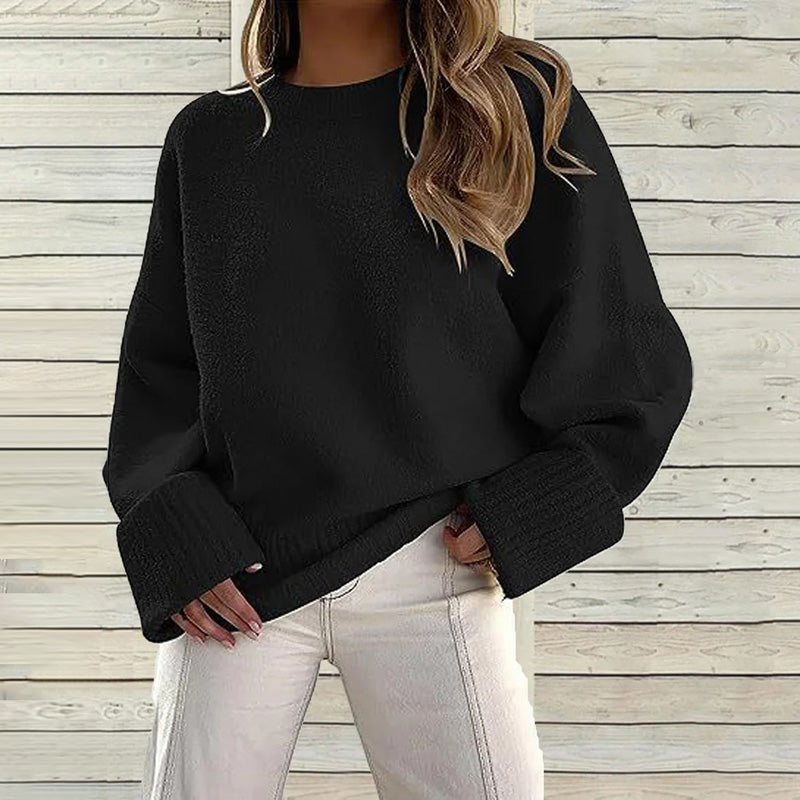 Jednobarevný ležérní svetr