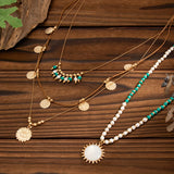 Retro Bohemian Pendant Necklace