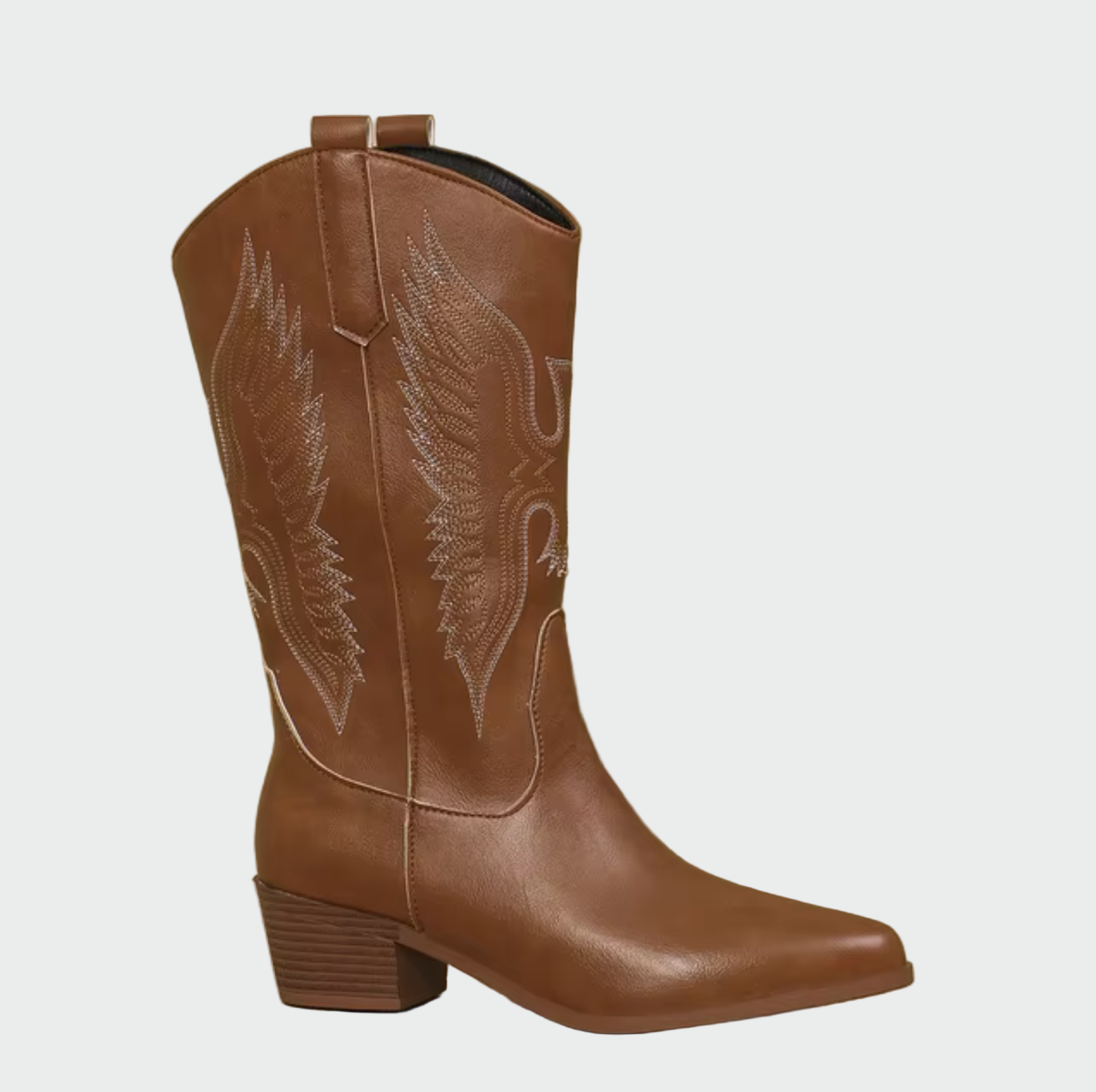 Kůže cowboyské boty v západním stylu