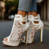 Liliana - Lacy Heels