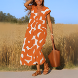 Magda - V-krční fluidní šaty