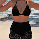 Adelaide - Elegantní bikiny z jemné hladké krajky