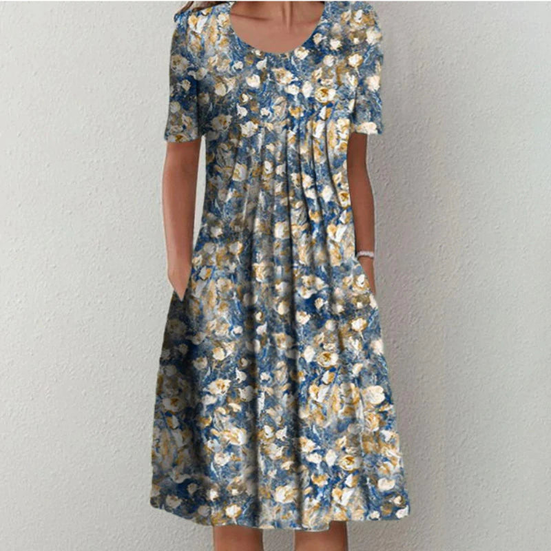Marta - Midi šaty s vrstveným designem
