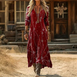 Maria - Vintage Inspired Long Sleeve Casual Dress