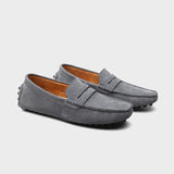 Semišové lodní loafers