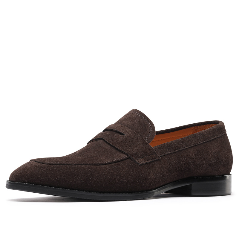 Sutton semišové penny loafers