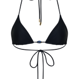 BLOSSOM Classic Triangle Bikini Top - Black