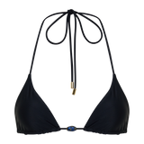 BLOSSOM Classic Triangle Bikini Top - Black
